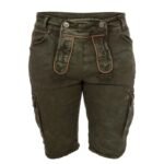 Ralko Tannenschwarz Denim Lederhosen