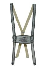 Shaded Grey Bavarian Suspenders