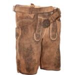 Tegernsee Antique Walnut Brown Oakleaf Lederhosen