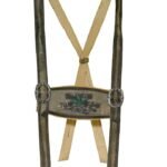 Traditional Bistered  Lederhosen Suspenders