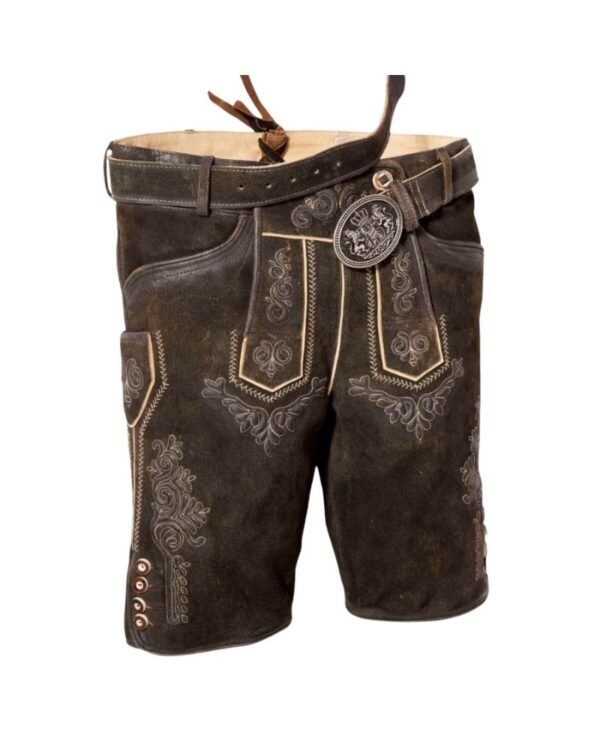 Waldfest Dark Oak Men Traditional Lederhosen