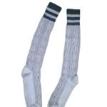 Kempten Grey & Black Bavarian Socks for Oktoberfest