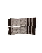 two piece brown and white bavarian socks (2)