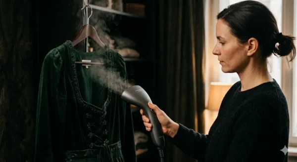 Velvet Dirndl — Garment Steamer Only