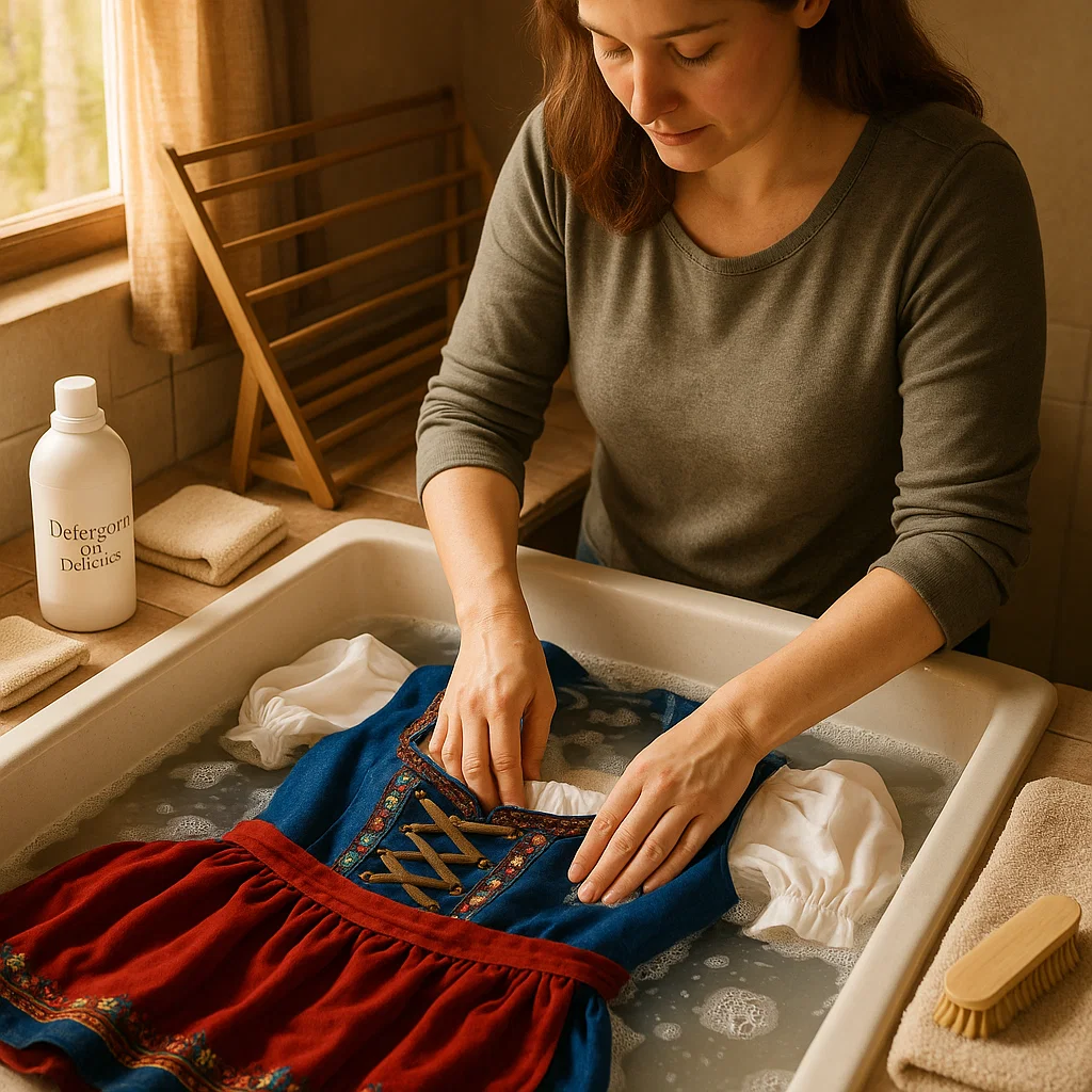 How to Hand-Wash a Dirndl