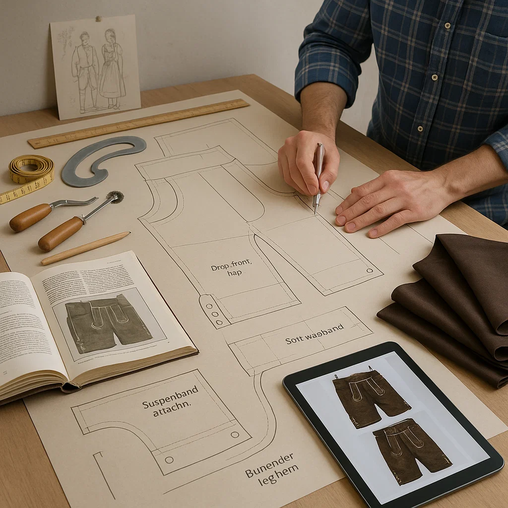 How to Choose or Draft a Lederhosen Pattern