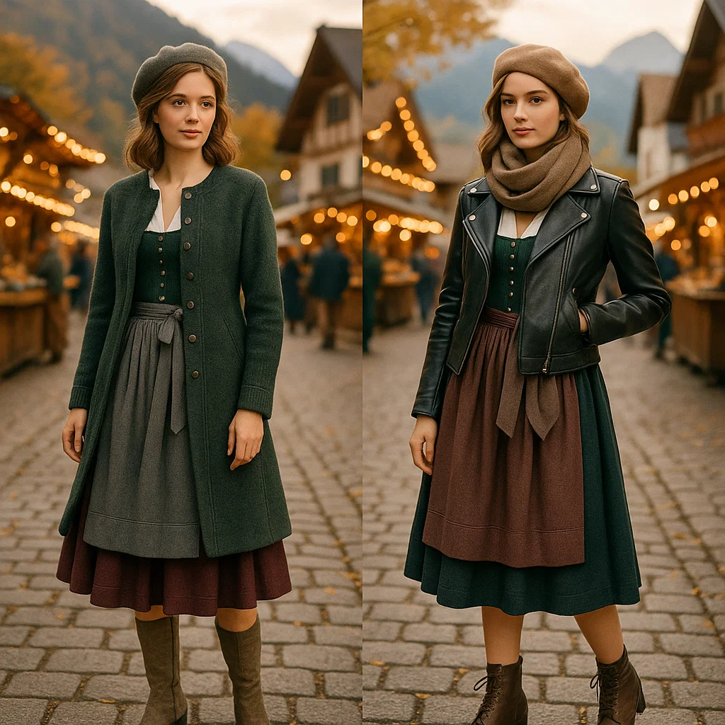 What to Wear Over a Dirndl (Layering for Style or Weather)