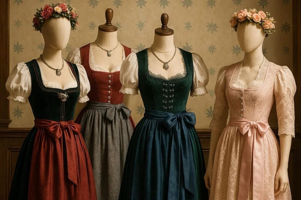 Dirndl Skirts and Aprons Fabric, Length