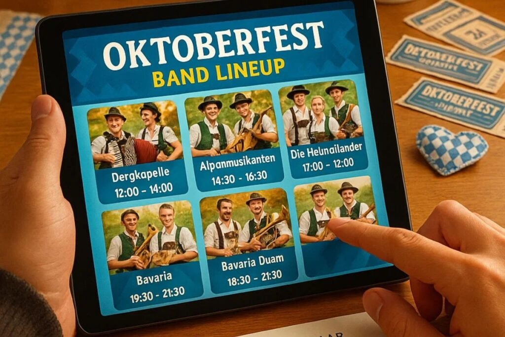 How to Find the Oktoberfest Band Lineup in Advance