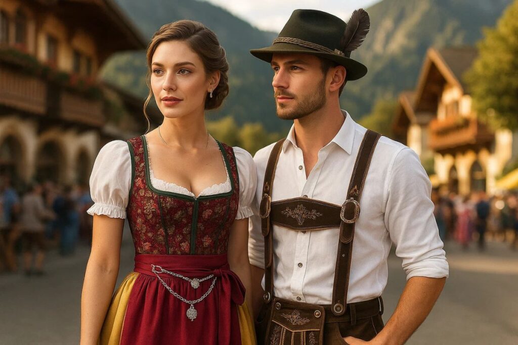Optional but Chic_ Tyrolean Hats and Waist Chains