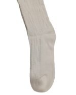 brown and white strap bavarian socks loferl