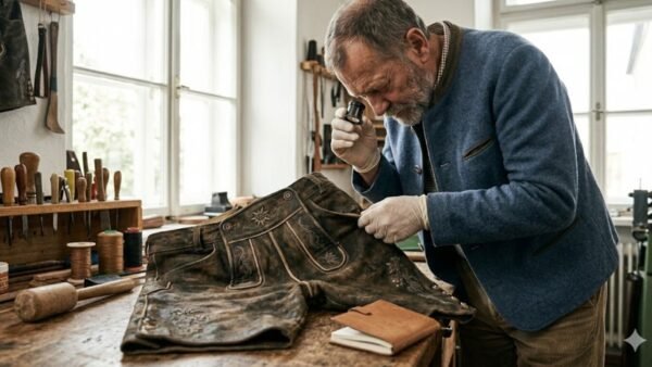 Second-Hand Lederhosen Inspection