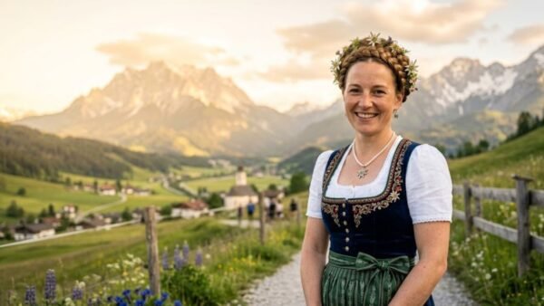 Traditional Kronenzopf (Milkmaid Braid)